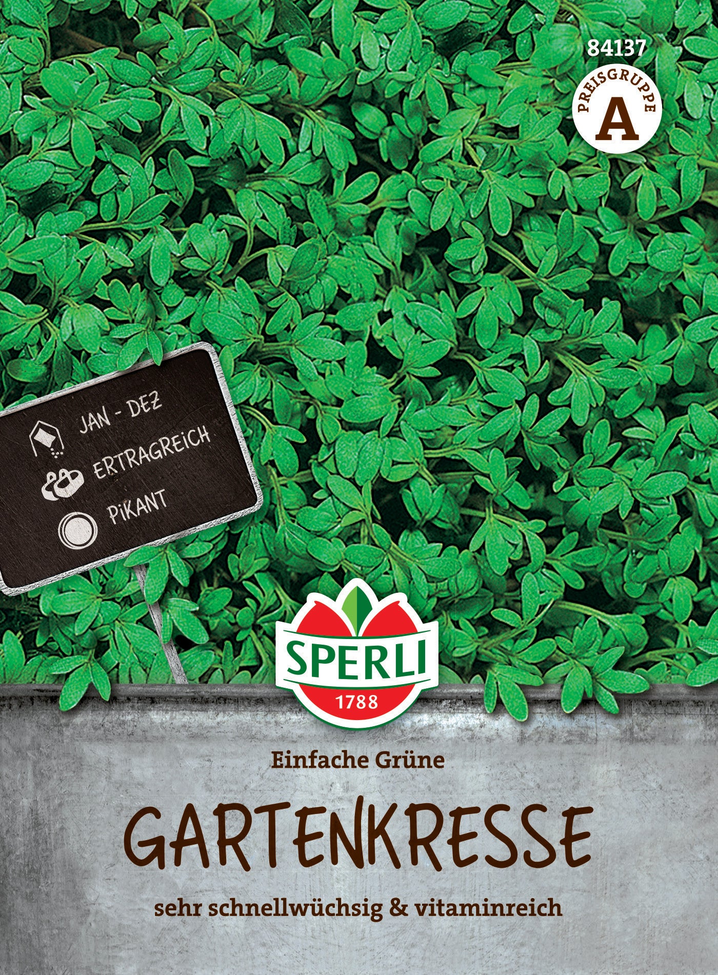 Gartenkressesamen Einfache Grüne
