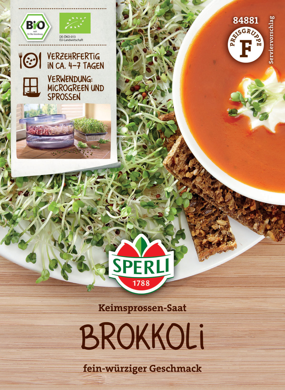BIO Keimsprossen-Saat Brokkoli