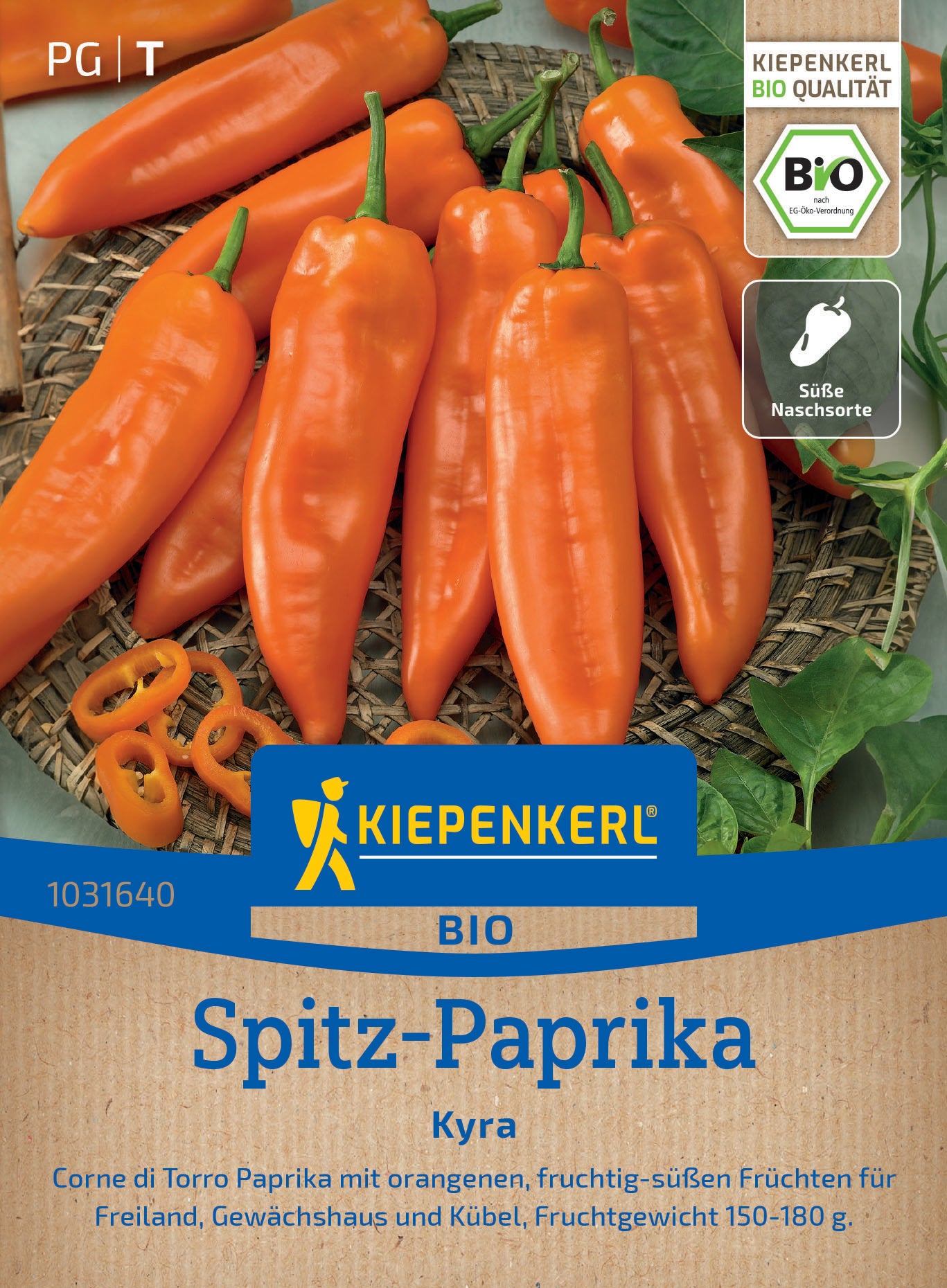 BIO Spitz-Paprikasamen Kyra
