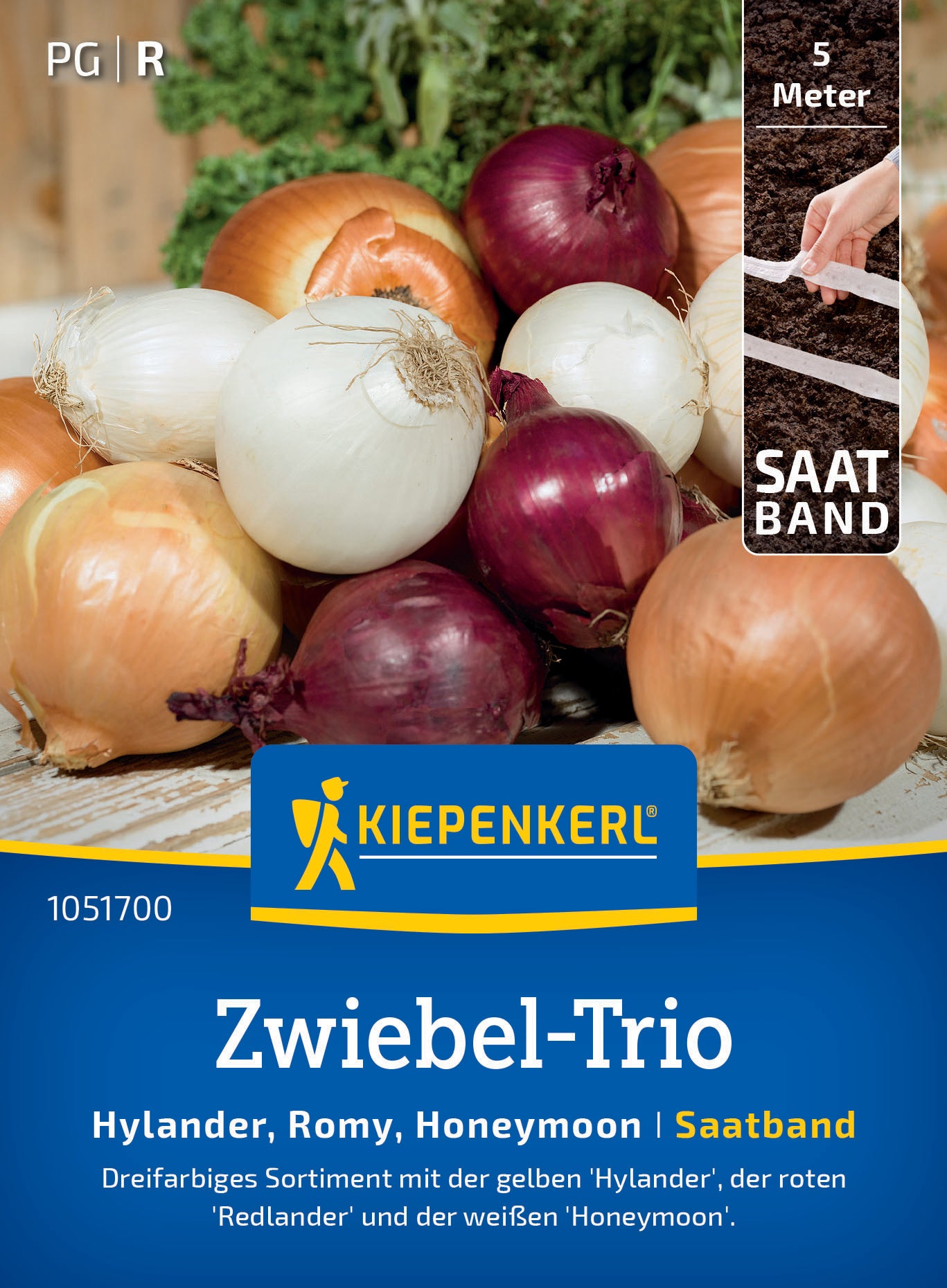 Zwiebelsamen-Trio Hylander, Romy, Honeymoon, Saatband
