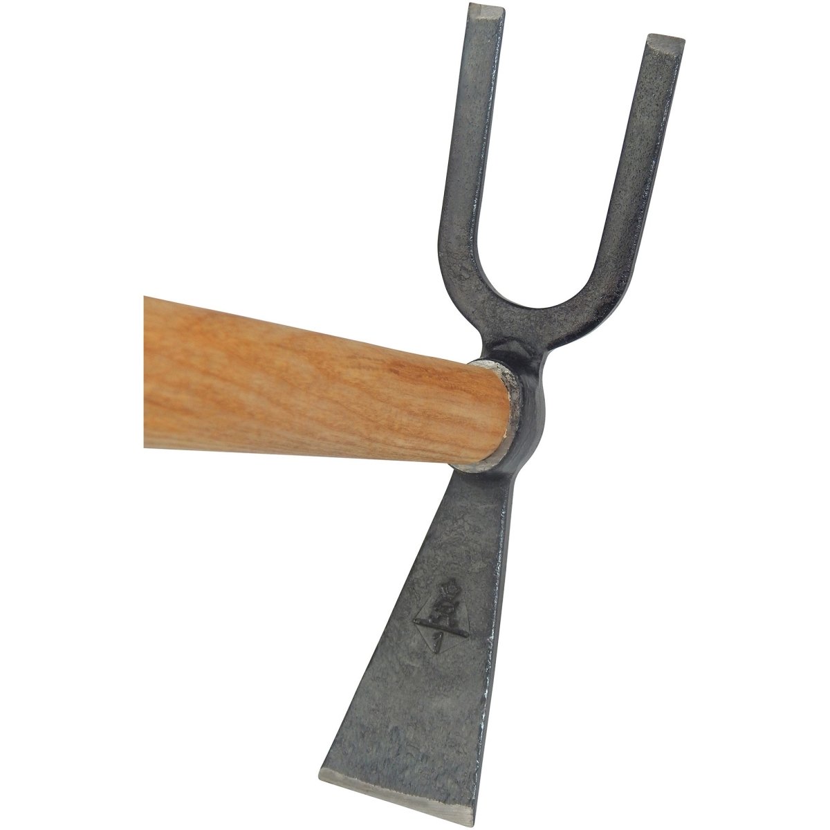 SHW Gartenhacke Blatt schmal 2 Zinken stumpf mit Eschenstiel 135 cm - SHW - FIRE