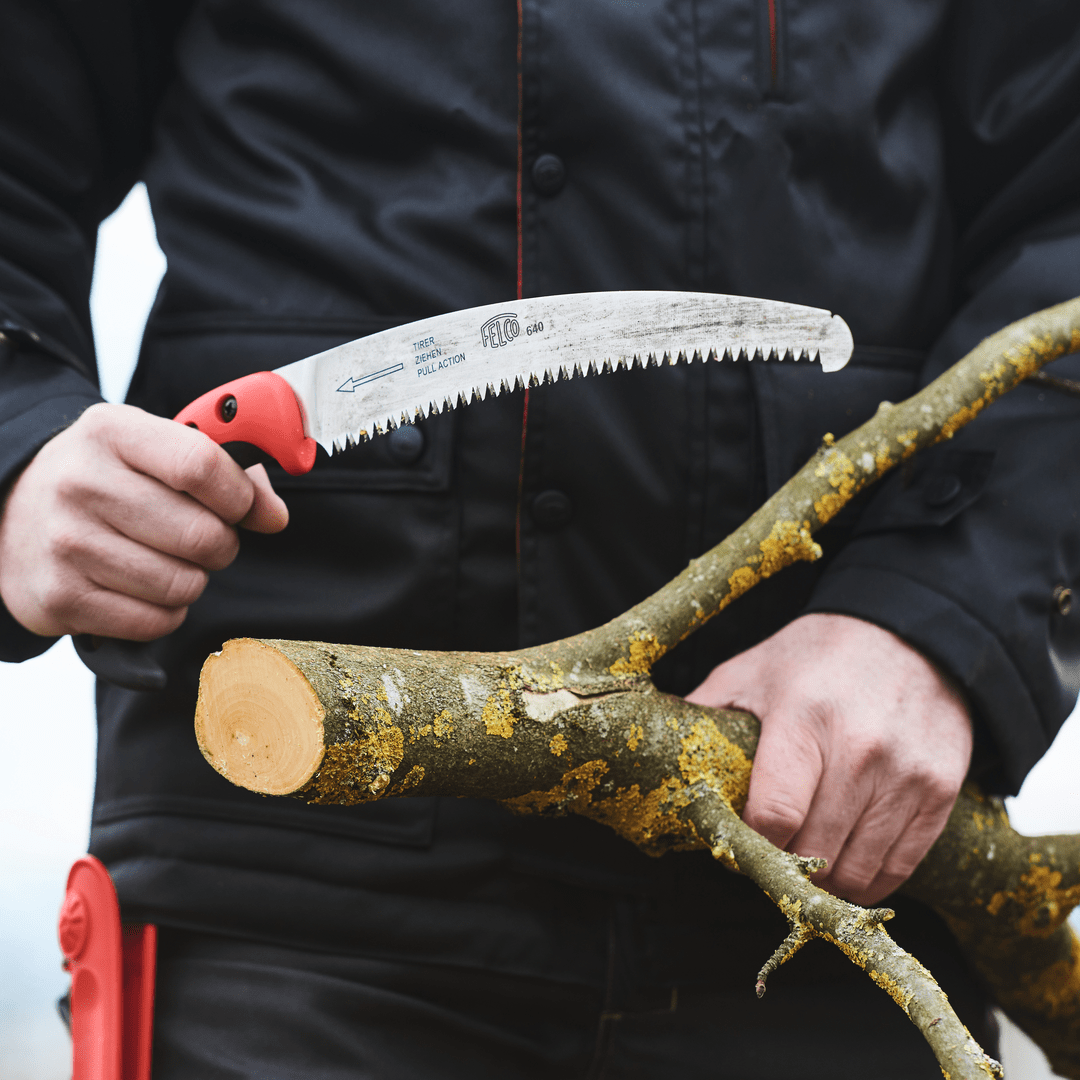 FELCO 640 Baumsäge - gebogenes Blatt - mit Holster - SHW - FIRE