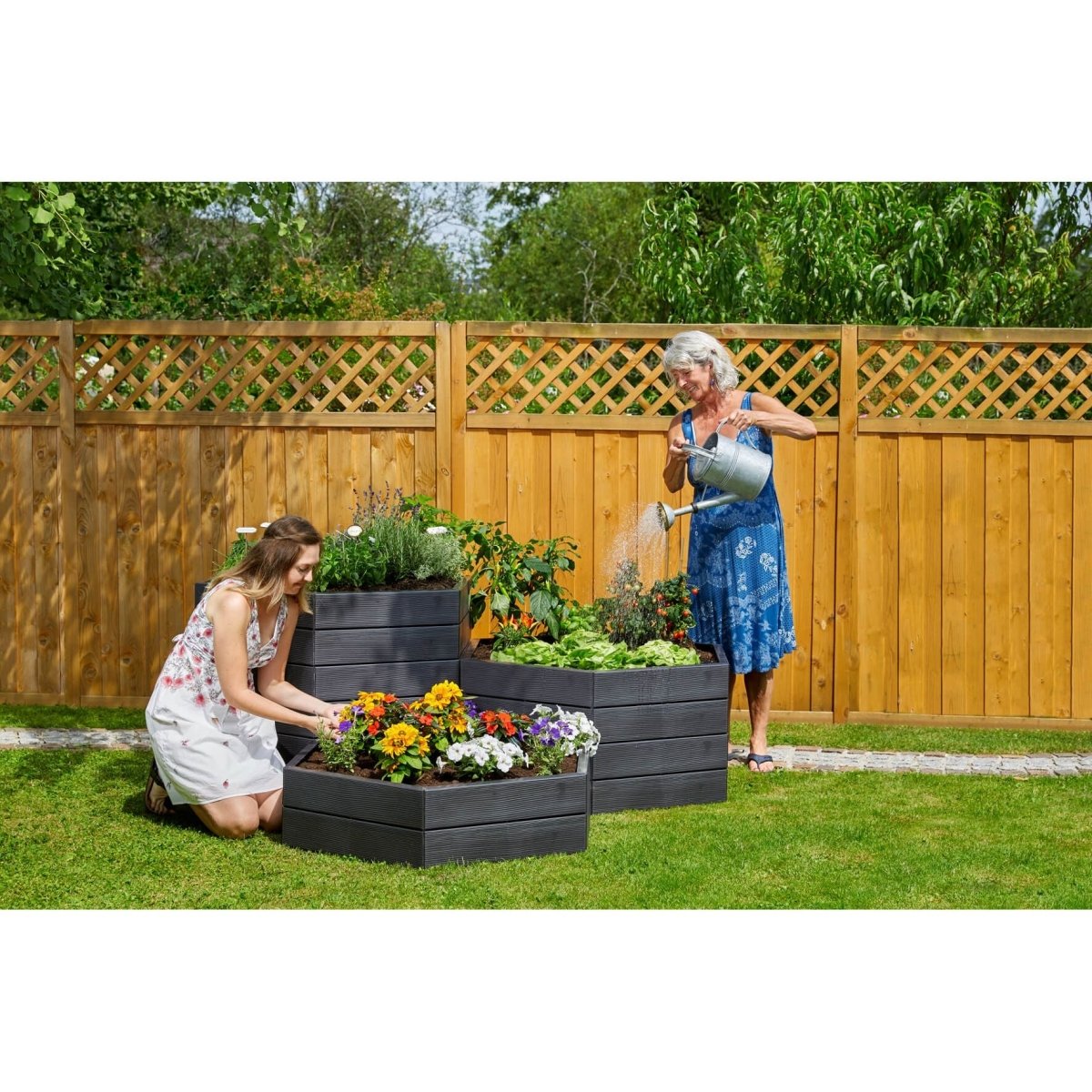 GARANTIA VARIO 1 Hochbeet mit Wassersparsystem - SHW - FIRE