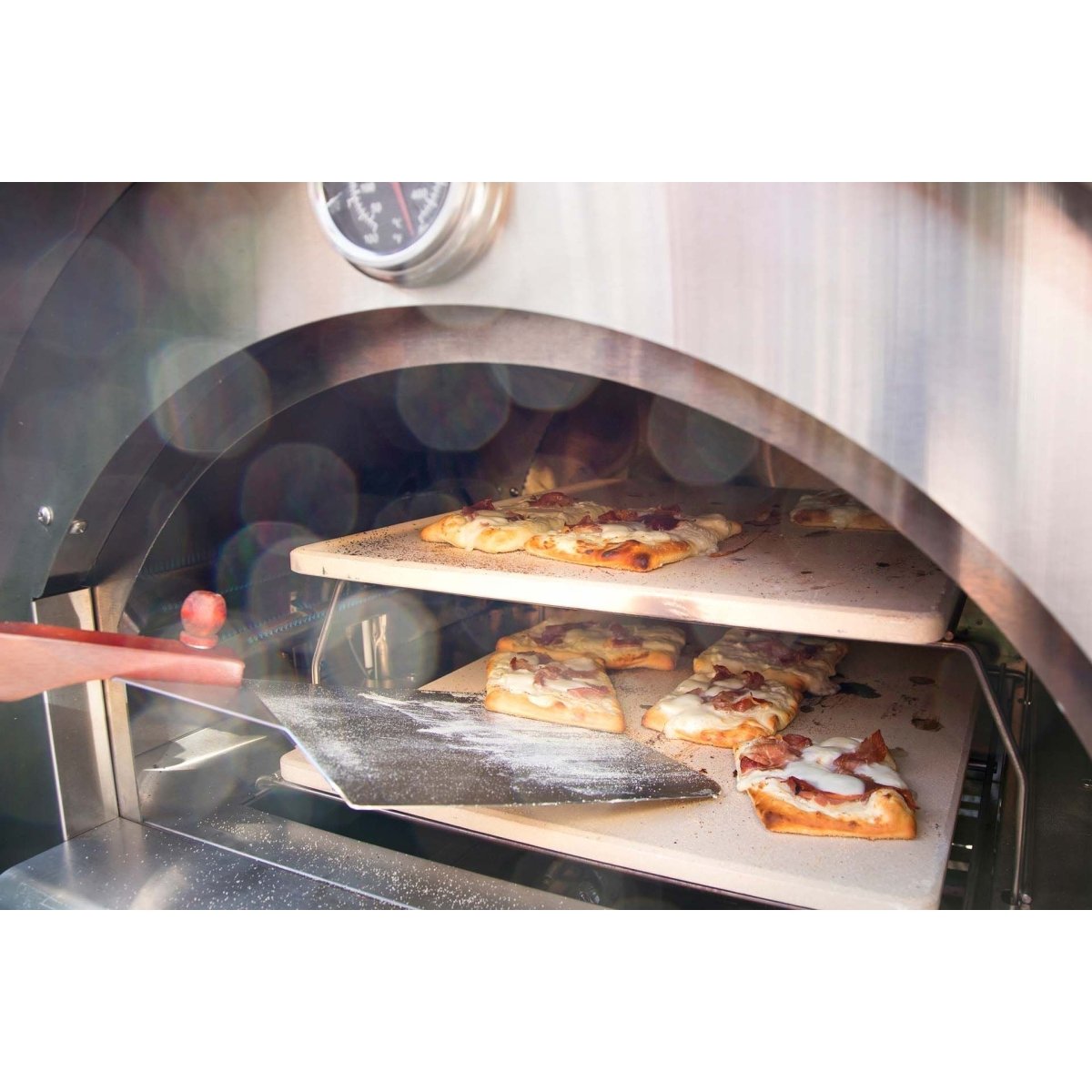 ALLGRILL Pizzastein, eckig - SHW - FIRE