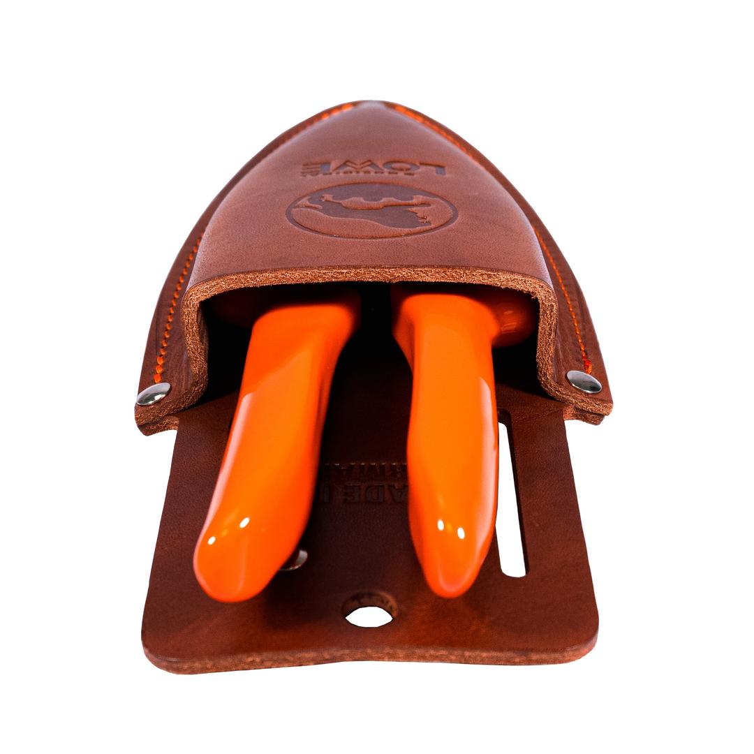 LÖWE 9809 Lederholster für Einhandscheren