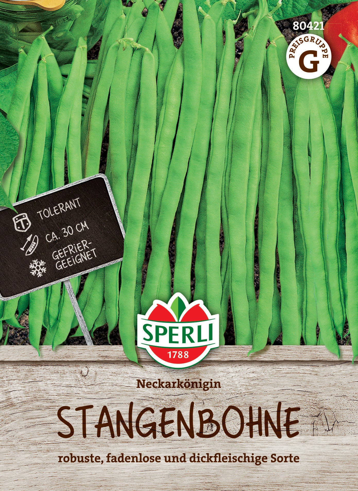Stangenbohnensamen Neckarkönigin