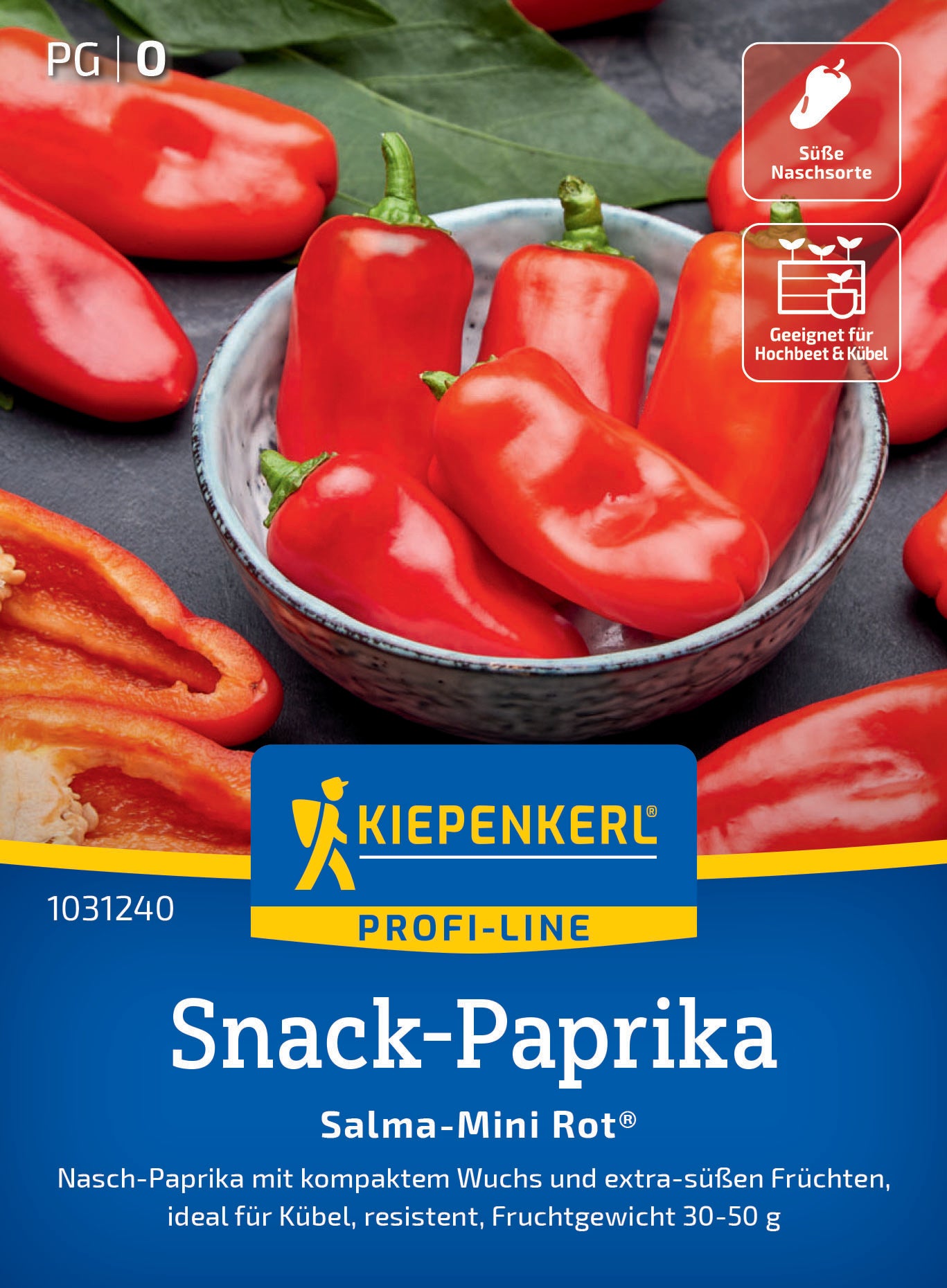 Paprikasamen Salma-Mini Rot®, F1