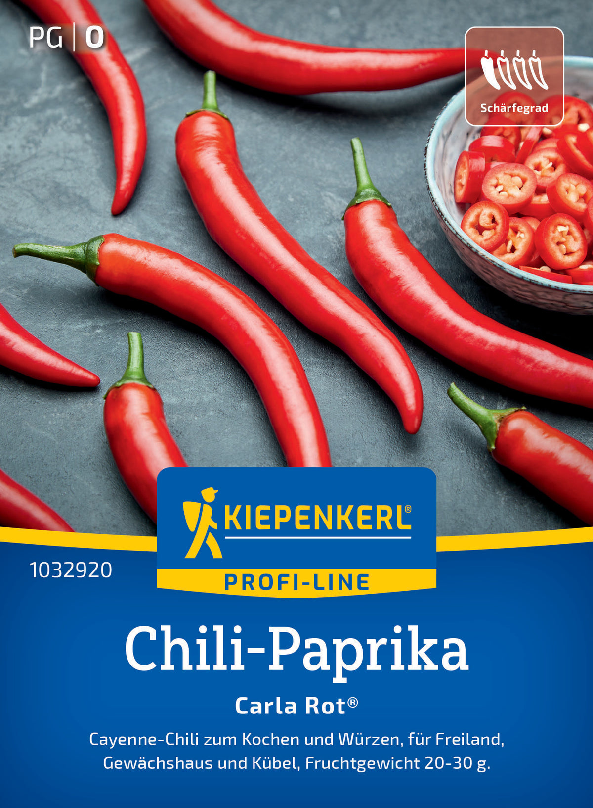 Chili-Paprikasamen Carla Rot®, F1