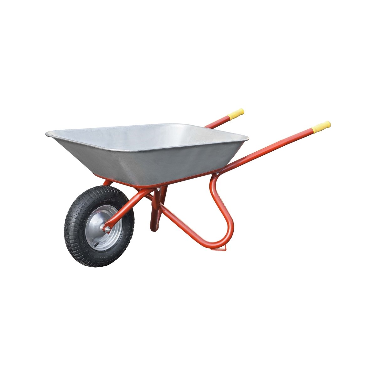Capito Schubkarre EXPORT 85 l, LUKU, montiert, Luftrad 400/100 mit Kugellager - SHW - FIRE