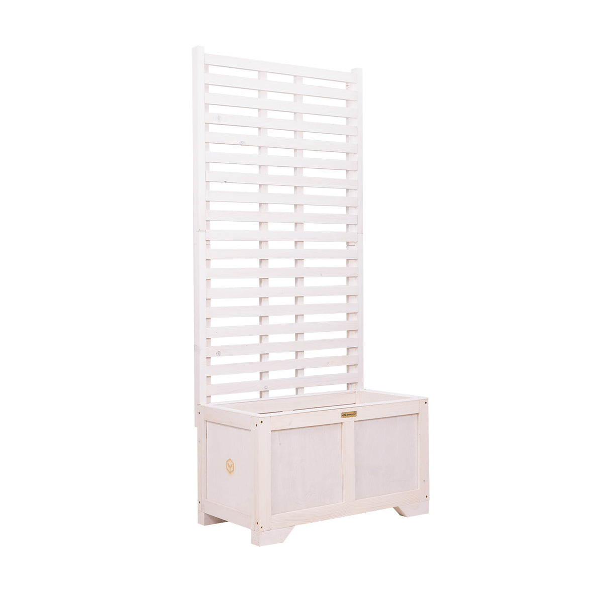 Blumenkasten mit Rankgitter Vintage