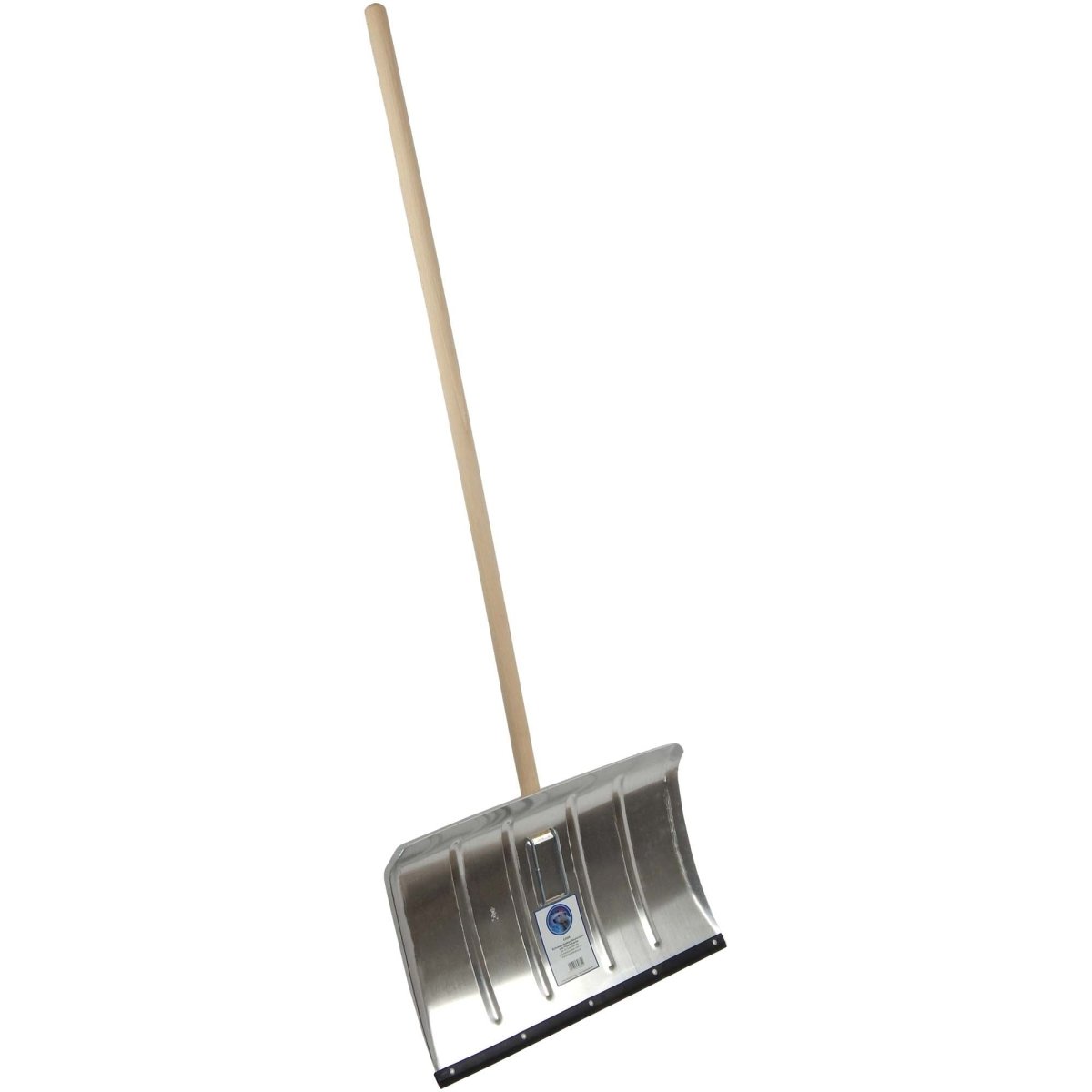 SHW Schneeschieber - Aluminium 50 cm mit Flüsterkante und Holzstiel 130 cm - SHW - FIRE