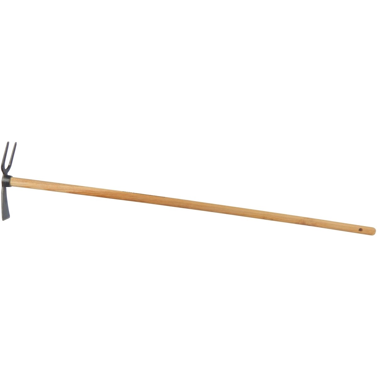 SHW Gartenhacke Blatt schmal 2 Zinken stumpf mit Eschenstiel 135 cm - SHW - FIRE