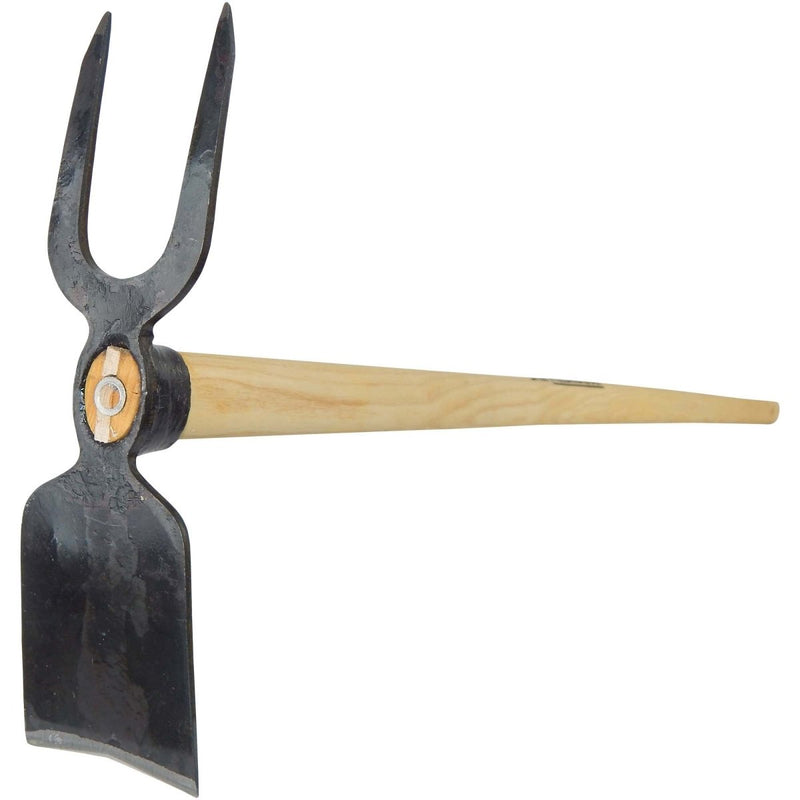SHW Gartenhacke Breitblatt mit 2 Zinken - Variante Spitz