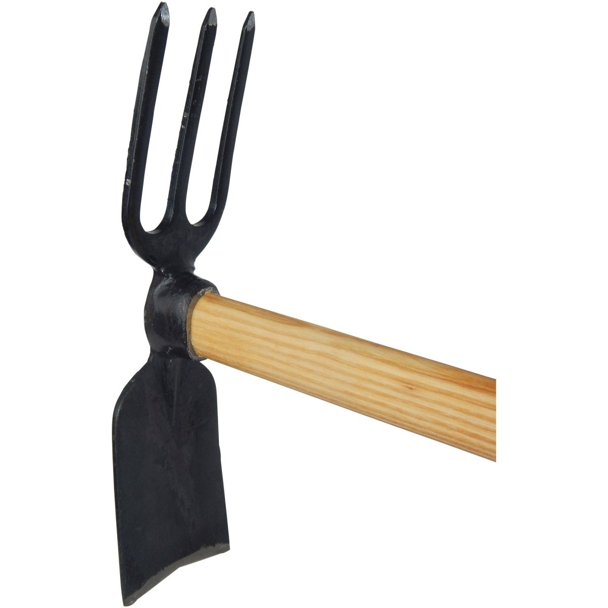 SHW Gartenhacke mit 3 Zinken & schmalem Blatt, 135 cm Eschenstiel - SHW - FIRE