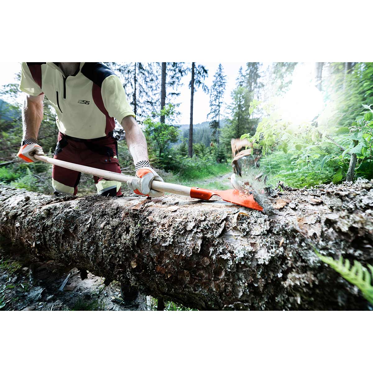 SHW Rindenschäler "Bayerische Form" mit Eschenstiel - SHW - FIRE