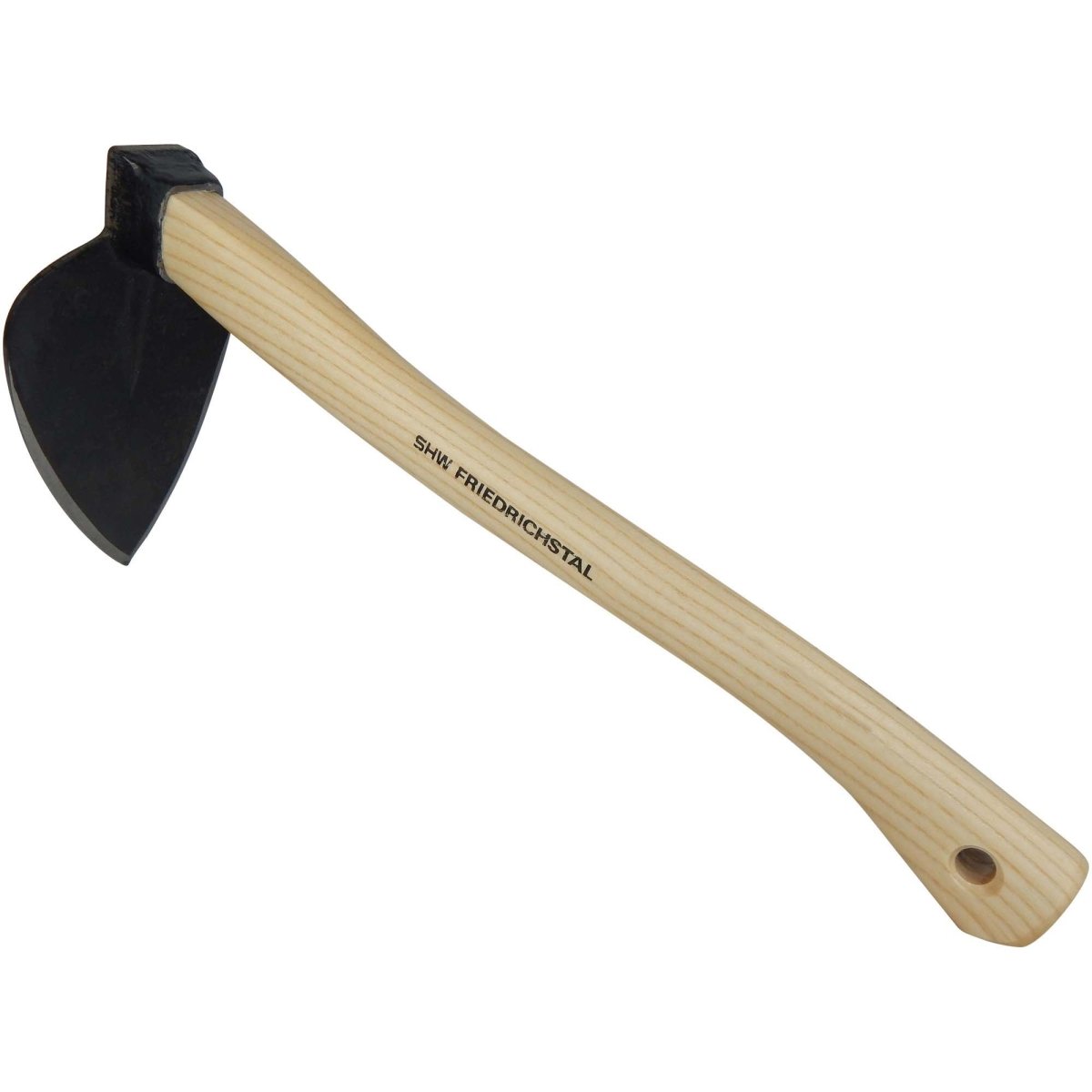 SHW Herzhacke, schmal, mit Eschen - Kuhfuß - Stiel 45 cm - SHW - FIRE