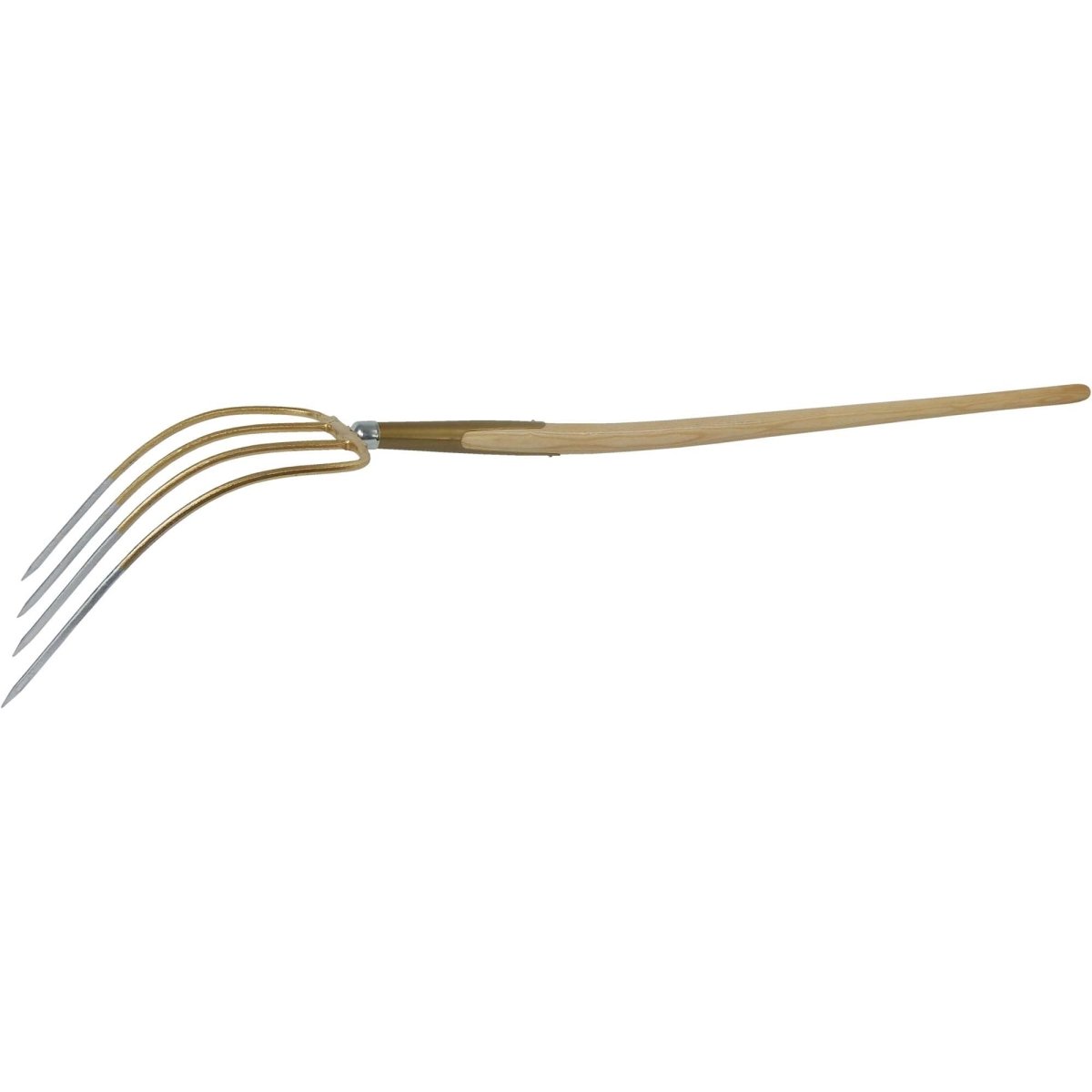 SHW Dunggabel, 4 Zinken, Gr. 31x23, mit Schienenzwinge und Eschenstiel - SHW - FIRE