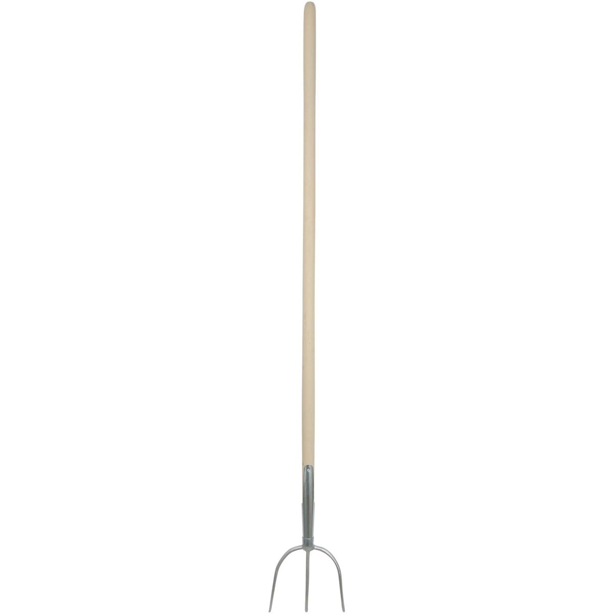 SHW HAVAU - Streugabel 1/1 silber mit Schienenzwinge und gebogenem Buchenstiel - SHW - FIRE