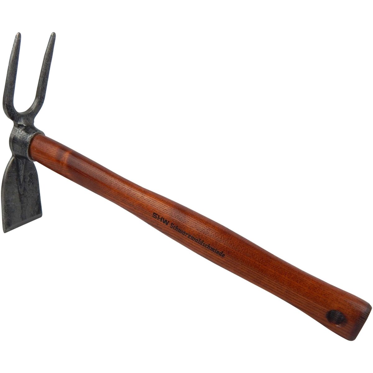 SHW Häckchen mit Breitblatt 2 Zinken und Eschenholzstiel 40 cm - SHW - FIRE