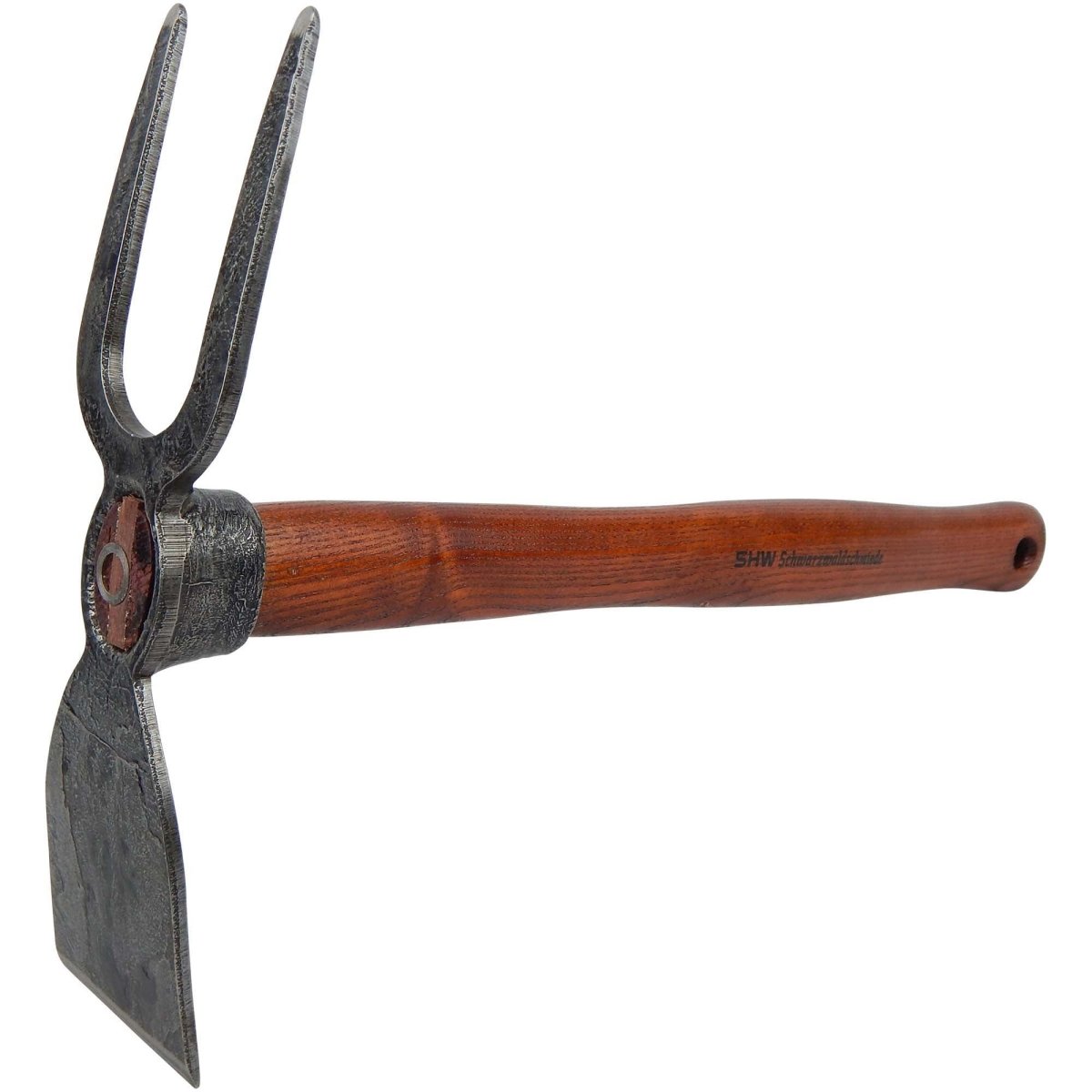 SHW Häckchen mit Breitblatt 2 Zinken und Eschenholzstiel 40 cm - SHW - FIRE