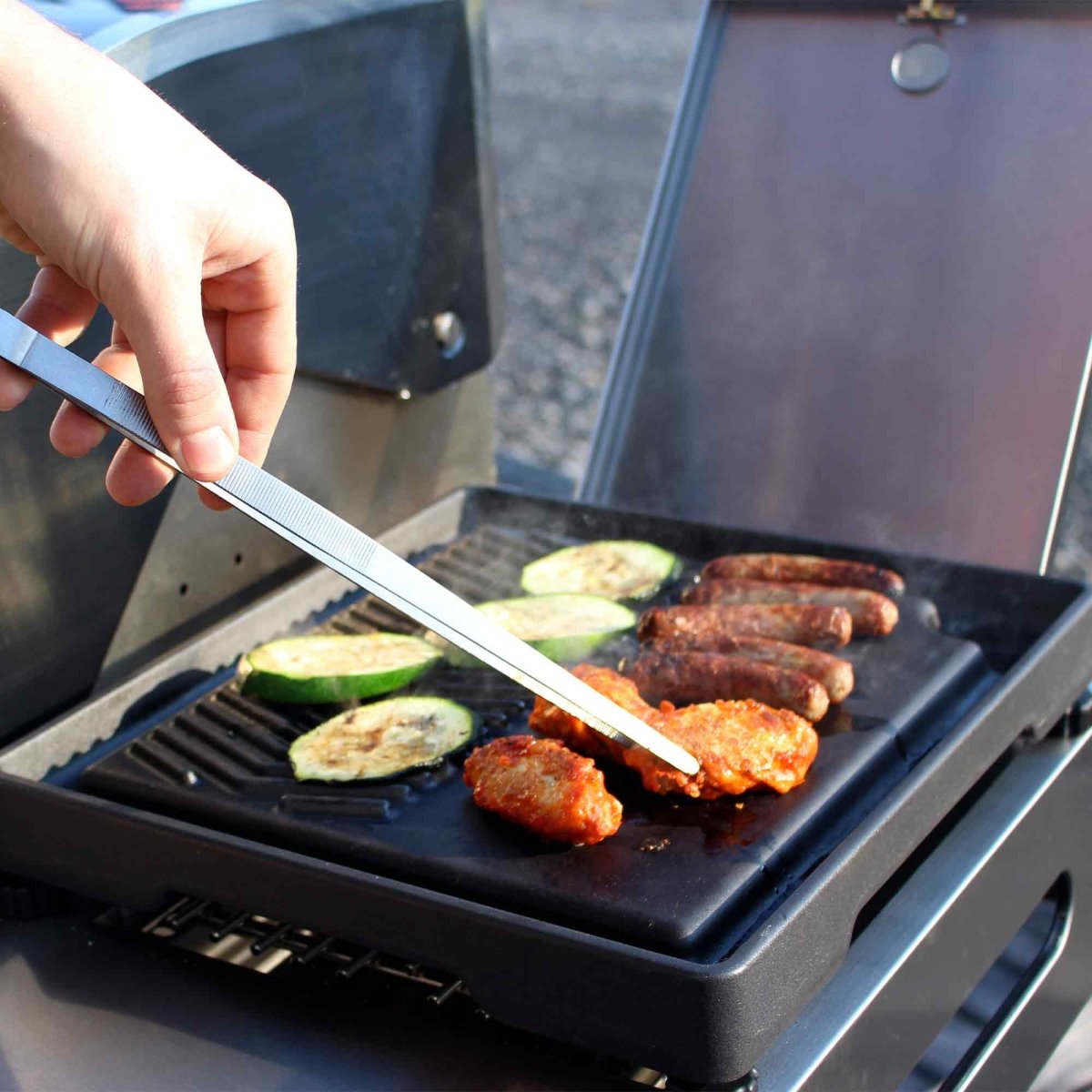 ALLGRILL Gussgrillplatte für alle Seitenkocher - SHW - FIRE