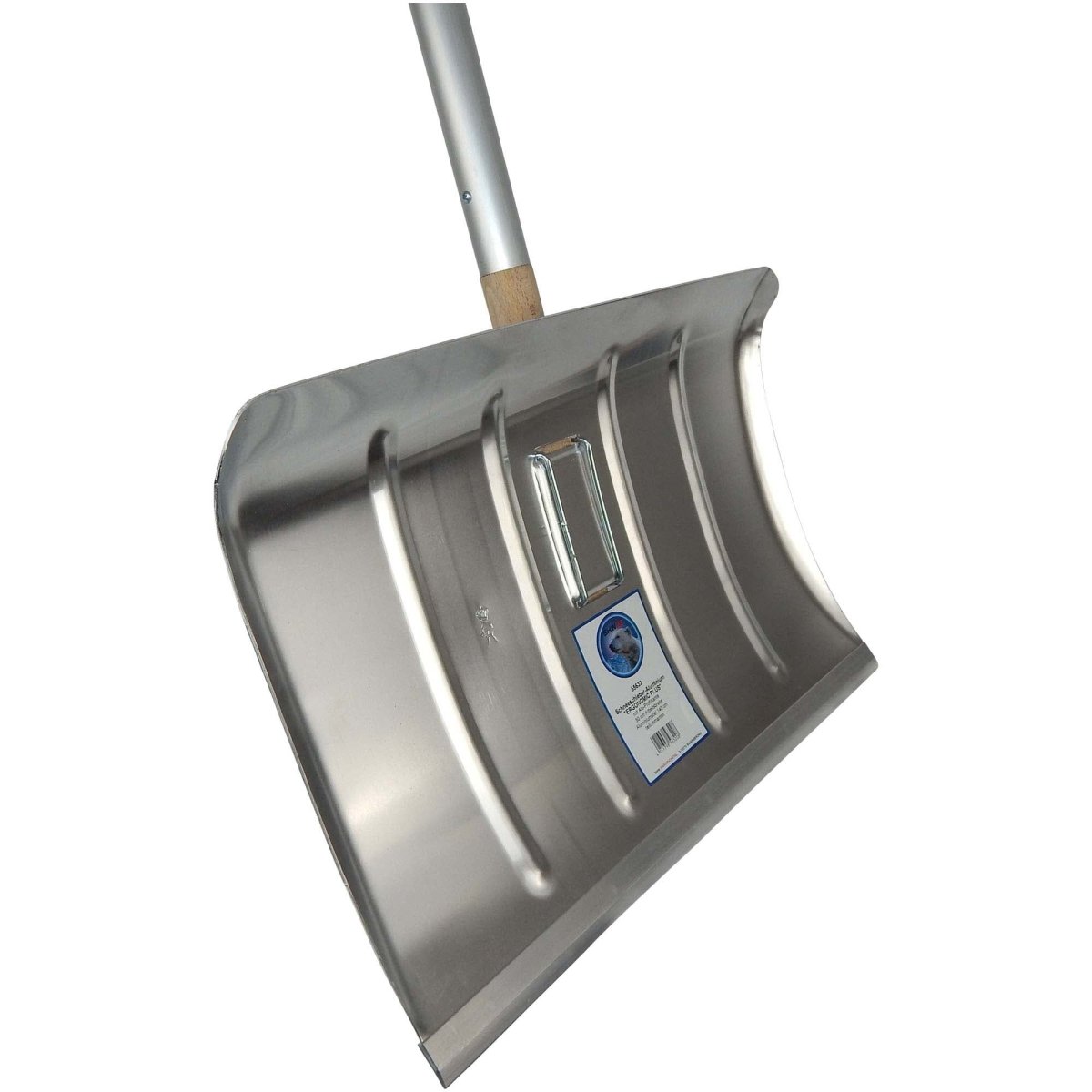 SHW Schneeschieber - Aluminium 50 cm mit Aluminiumkante und ergonomischem Stiel - SHW - FIRE