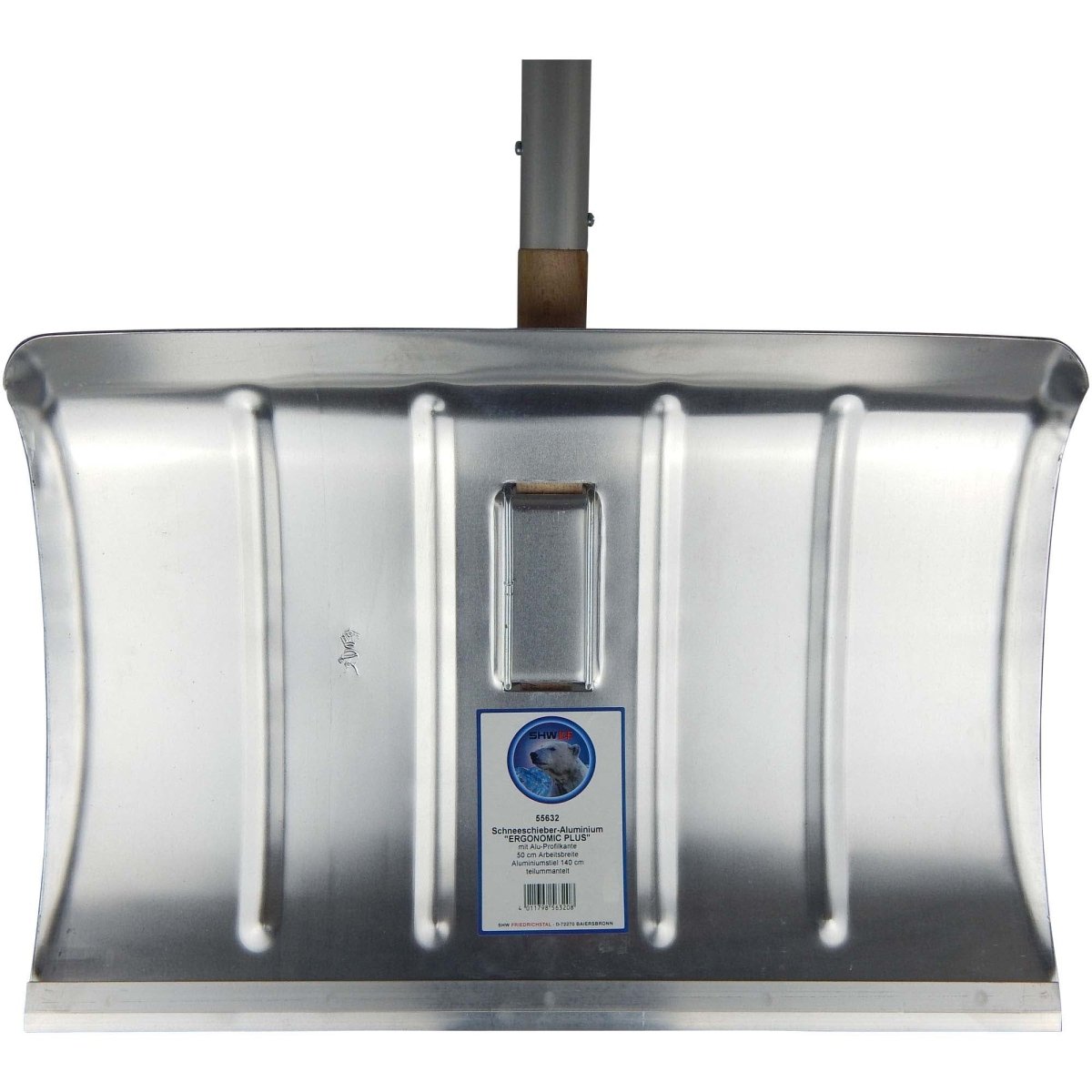 SHW Schneeschieber - Aluminium 50 cm mit Aluminiumkante und ergonomischem Stiel - SHW - FIRE