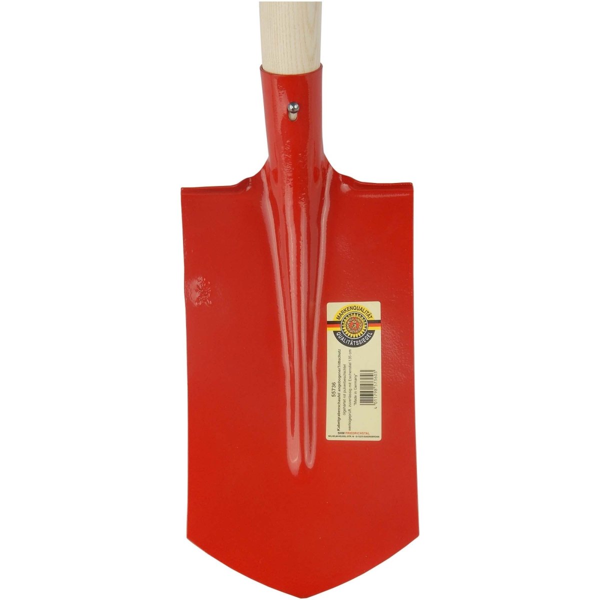 SHW Kabelgrabenschaufel mit Tritt und Eschenstiel 135 cm - SHW - FIRE