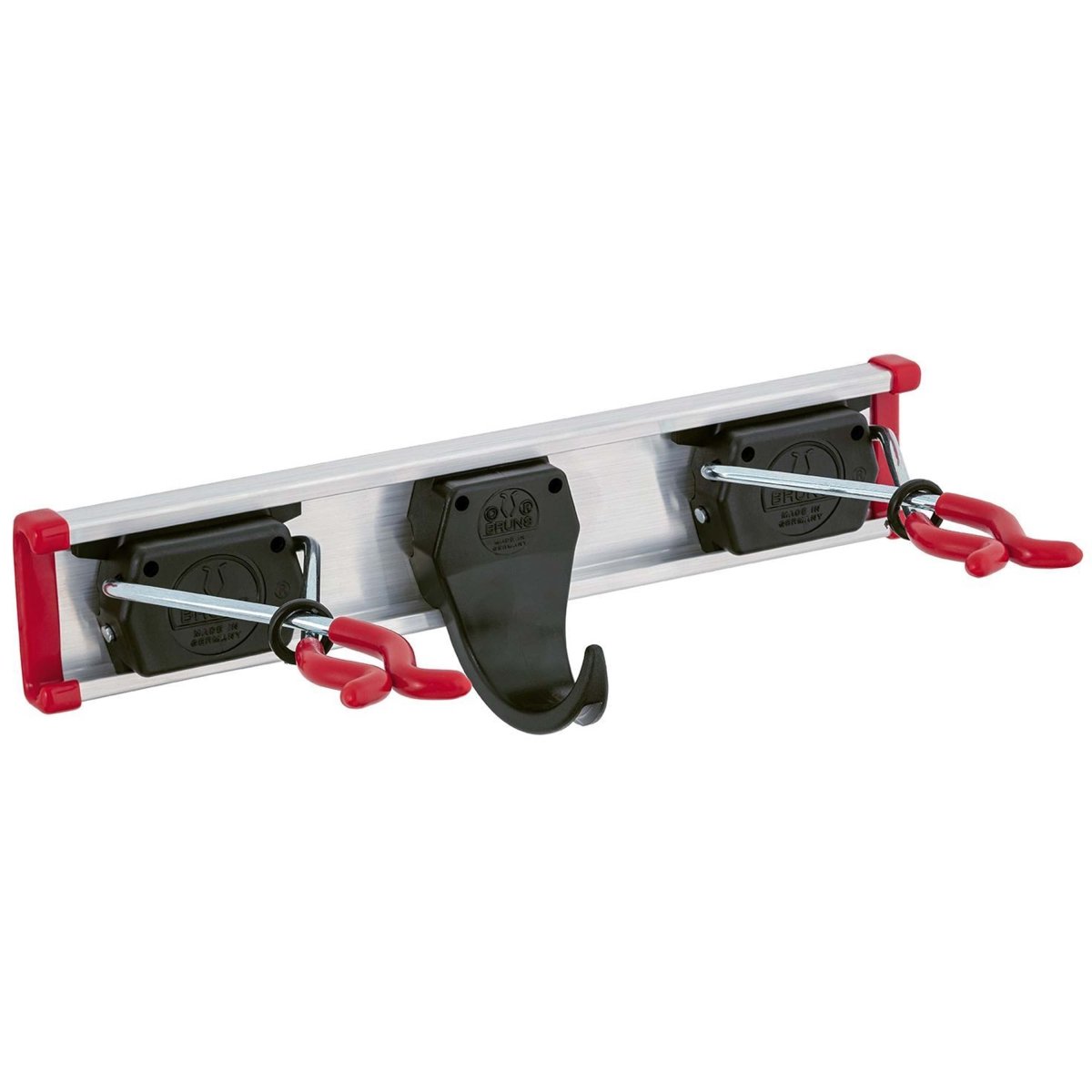 Bruns Gerätehalter Set - 0,30 m Führungsschiene 2 Gerätehalter, 1 Gerätehaken - SHW - FIRE