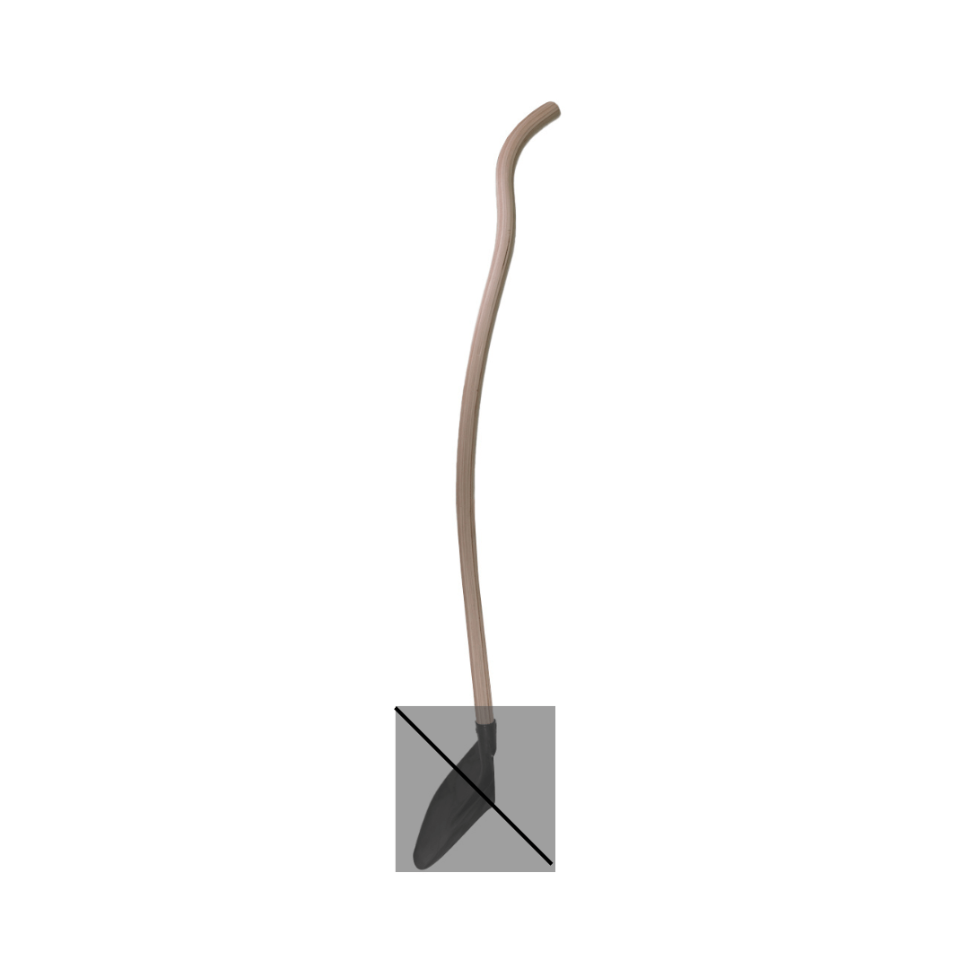 SHW Ergonomischer Stiel 130cm für Frankfurter und Holsteiner Schaufel - SHW - FIRE