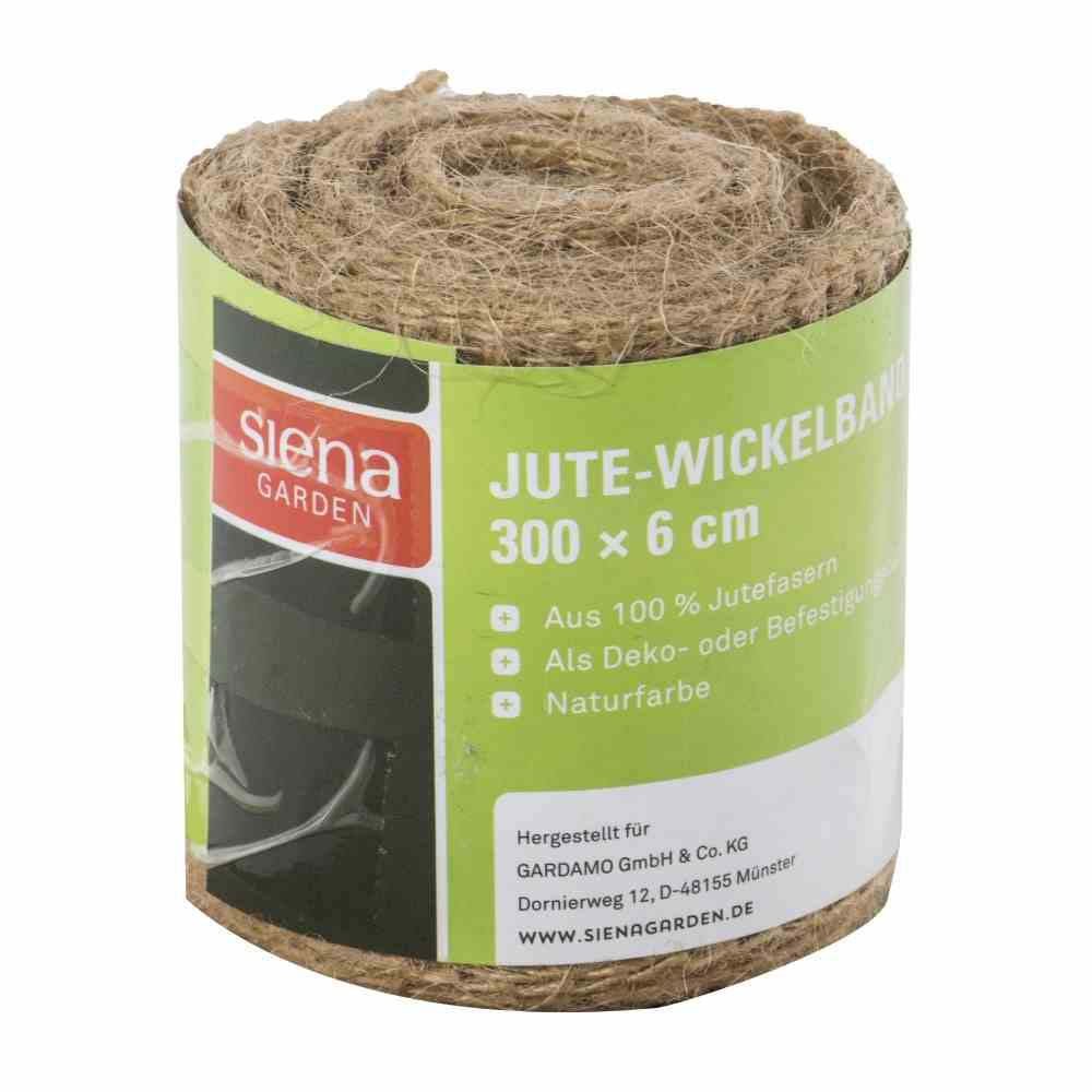 Jute - Wickelband naturfarbig 300 x 6 cm - SHW - FIRE