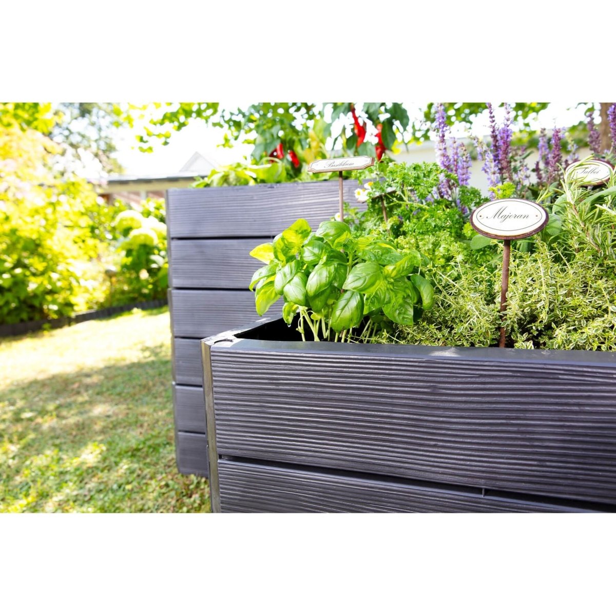 GARANTIA Hochbeet mit Wassersparsystem - Wood - SHW - FIRE