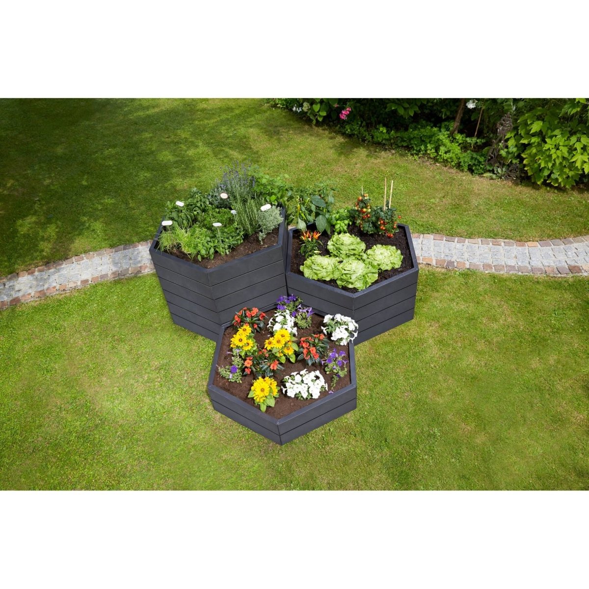 GARANTIA VARIO 1 Hochbeet mit Wassersparsystem - SHW - FIRE