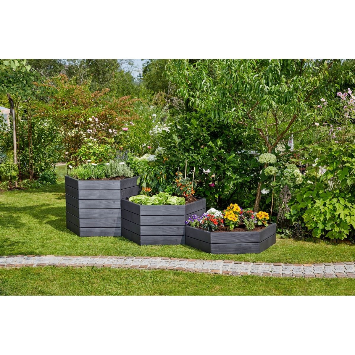 GARANTIA VARIO 1 Hochbeet mit Wassersparsystem - SHW - FIRE