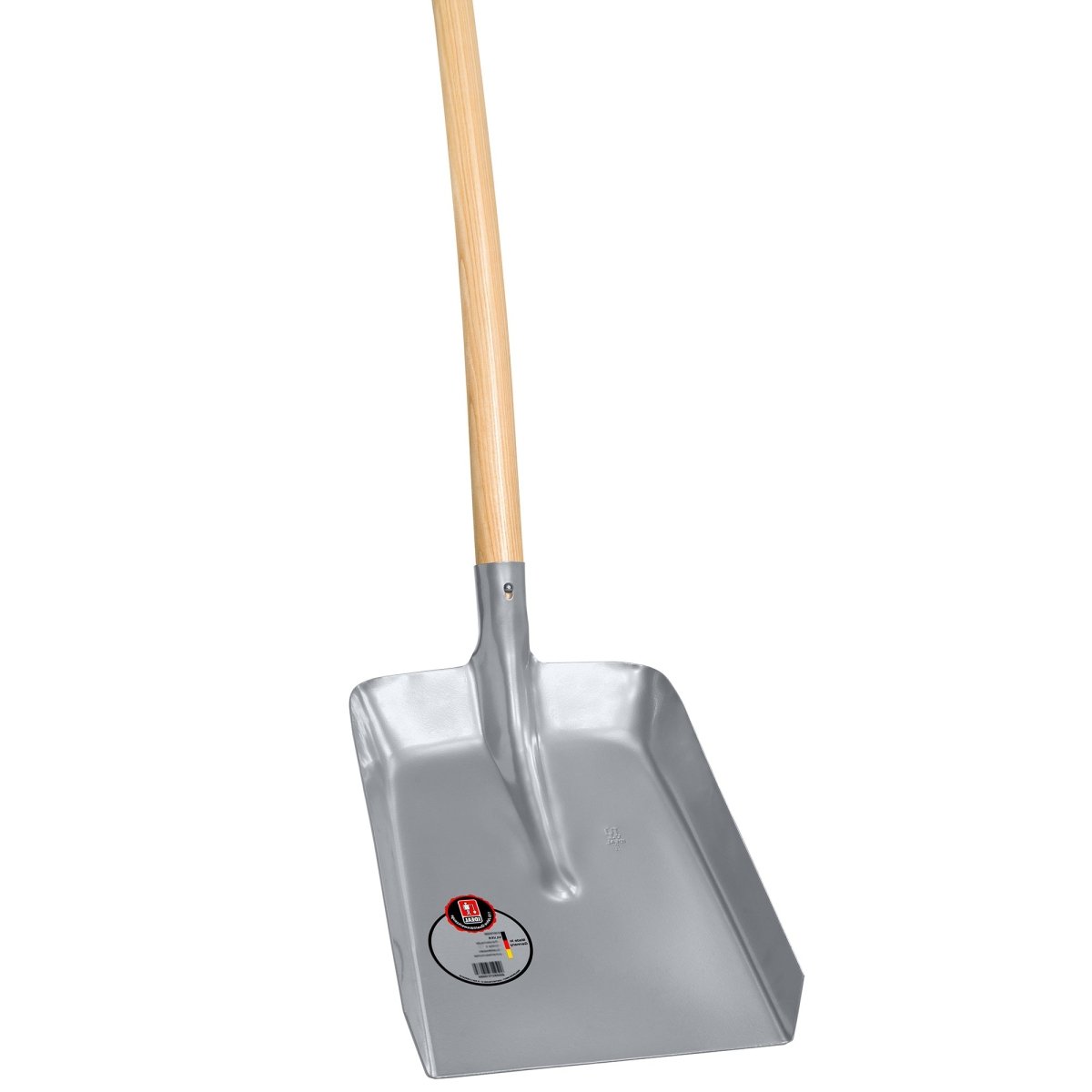 IDEAL SILVER Randschaufel, Gr. 5, silber gepulvert mit Eschenstiel 130 cm - SHW - FIRE